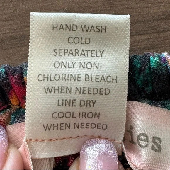 Band Of Gypsies Women’s Medium Kaleidoscope Floral Strapless Mini-Dress Pockets - Picture 8 of 12